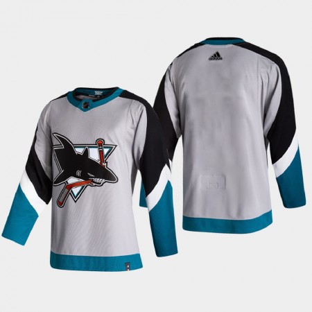 Herren Eishockey San Jose Sharks Trikot Blank 2020-21 Reverse Retro Authentic